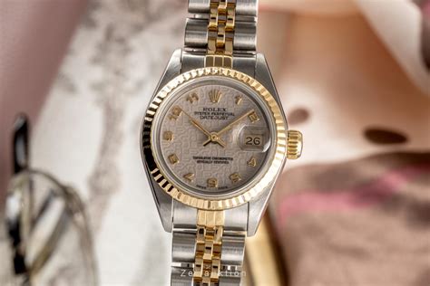 rolex lady datejust stahl gold ref 69173 uhrband